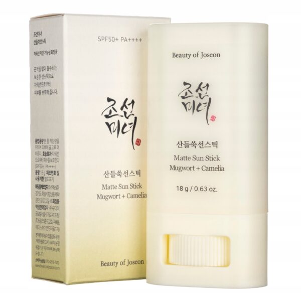 STICK DE PROTECTION SOLAIRE BEAUTY OF JOSEON - STICK SOLAIRE MAT (ARMOISE + CAMÉLIA) - 18 G