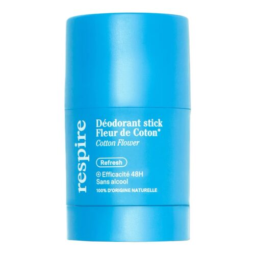 RESPIRE
Déodorant Stick Fleur de Coton - Efficacité 48H